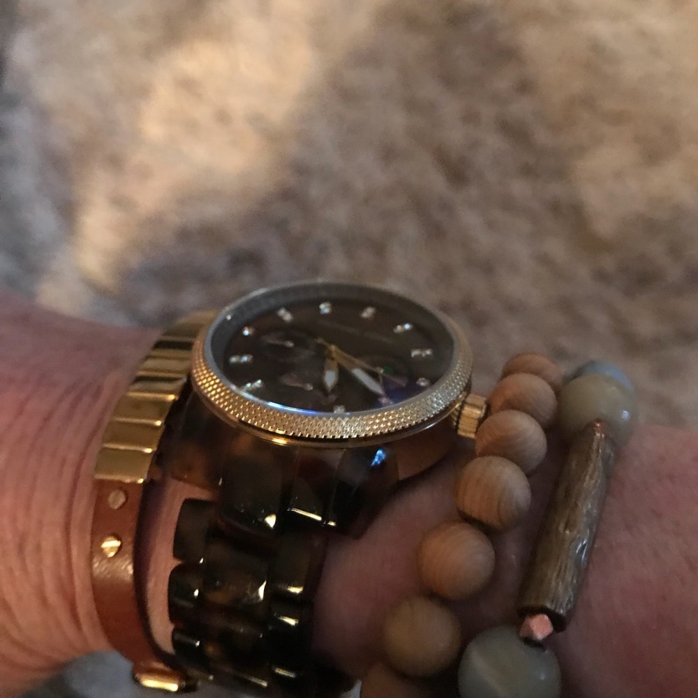 Michael Kors Tortoise Watch rarely worn